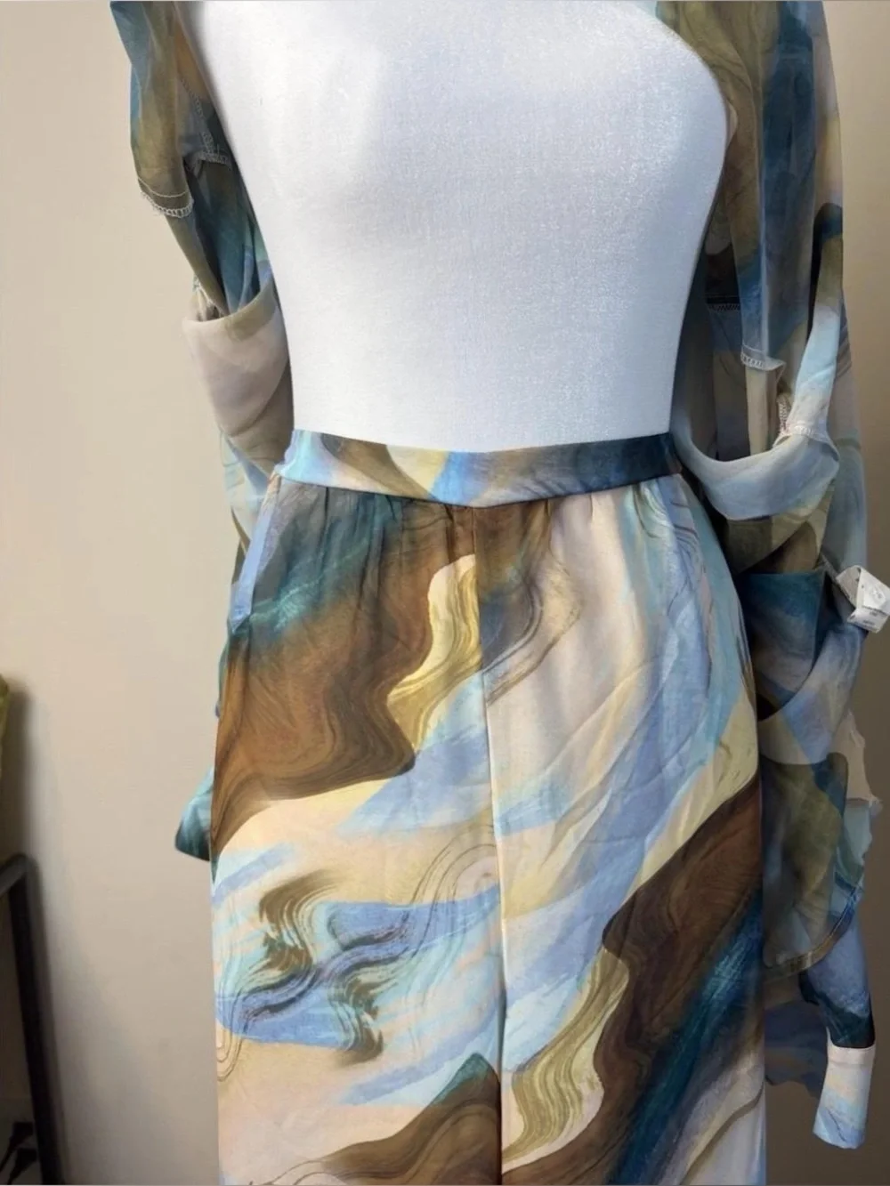 Eloquii Matching Chiffon Women’s Set Resort Wear - Plus Size 20